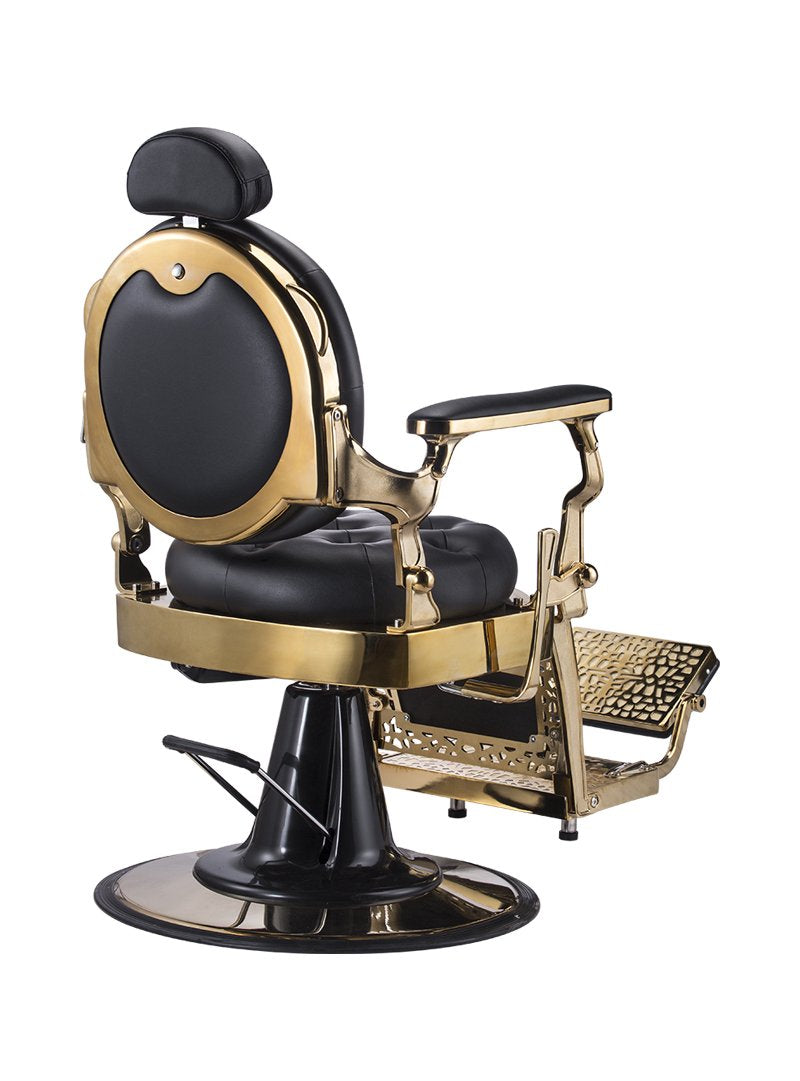 4x Karma Barber Chair Gold Coast - Gold & Black 04030103 Retail Karma