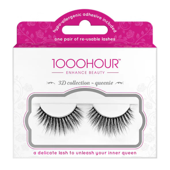 1000 Hour 3D Collection - Queenie Re-Usable Lashes 1 Pair