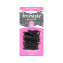 Freestyle Snag Free Hair Elastics 4mm Black 30pc Retail Freestyle