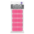 Freestyle Velcro Pack 24mm Pink 5pc Retail Freestyle