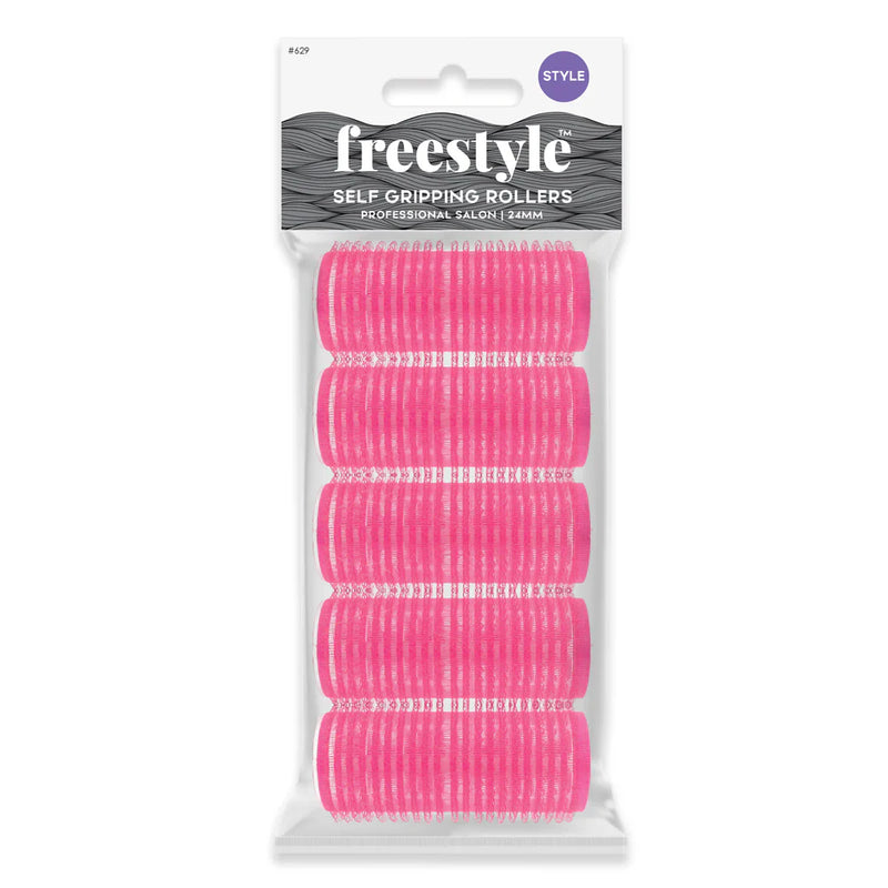 Freestyle Velcro Pack 24mm Pink 5pc Retail Freestyle