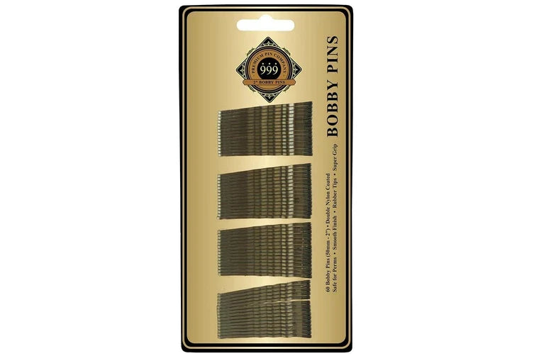 Premium Pin Company 999 Bronze Bobby Pins 2inch 60pk 999