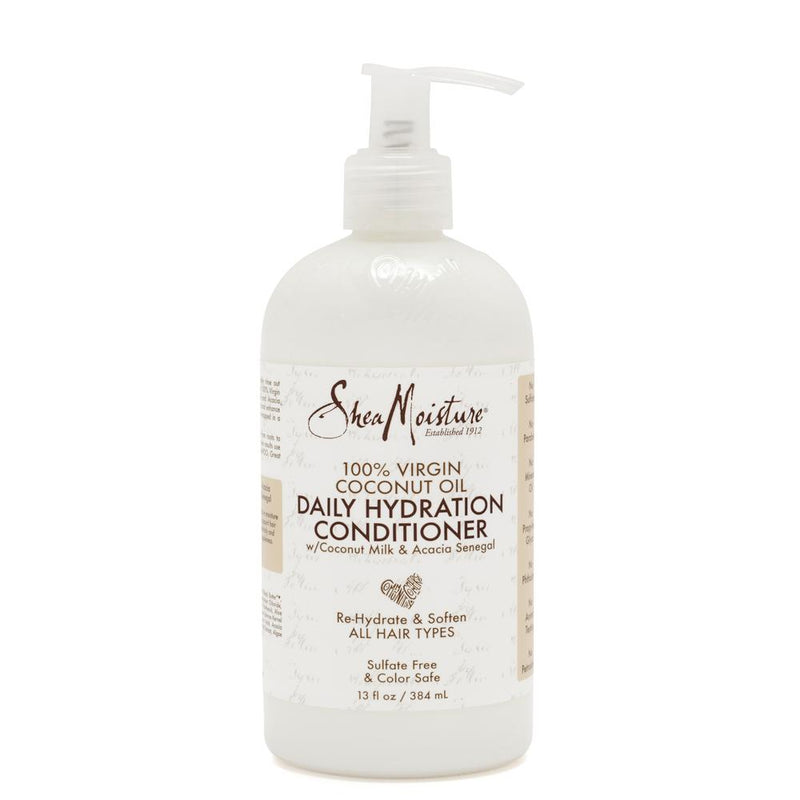 Shea Moisture 100% Virgin Coconut Oil Daily Hydration Conditioner 384ml Retail Shea Moisture