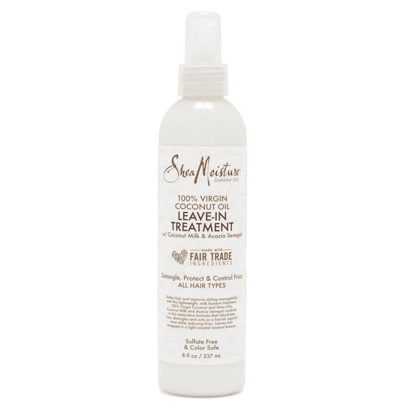 Shea Moisture 100% Virgin Coconut Oil Daily Hydration Leave-In Treatment 237ml Retail Shea Moisture