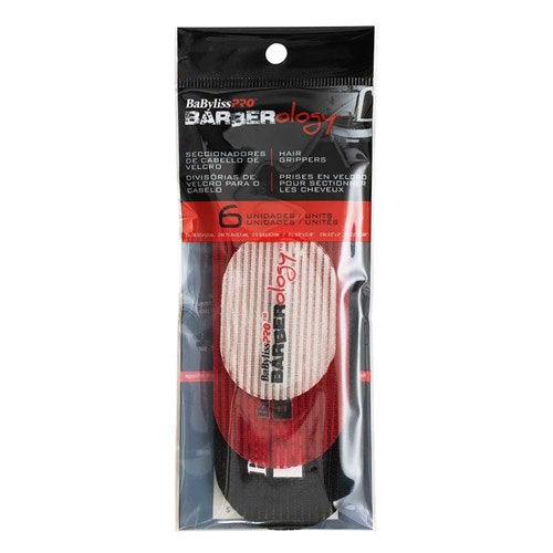 BaBylissPRO Barberology Hair Grippers 6pk Retail BaBylissPRO