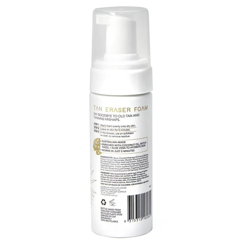Puretan Tan Eraser 5-Minute Foam 150ml Tanning Glove Puretan
