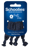 Schoolies SC421 Soft Ties 4pc Real Dark Blue Retail Schoolies