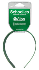 Schoolies SC505 Alice Head Band Groovy Green Retail Schoolies