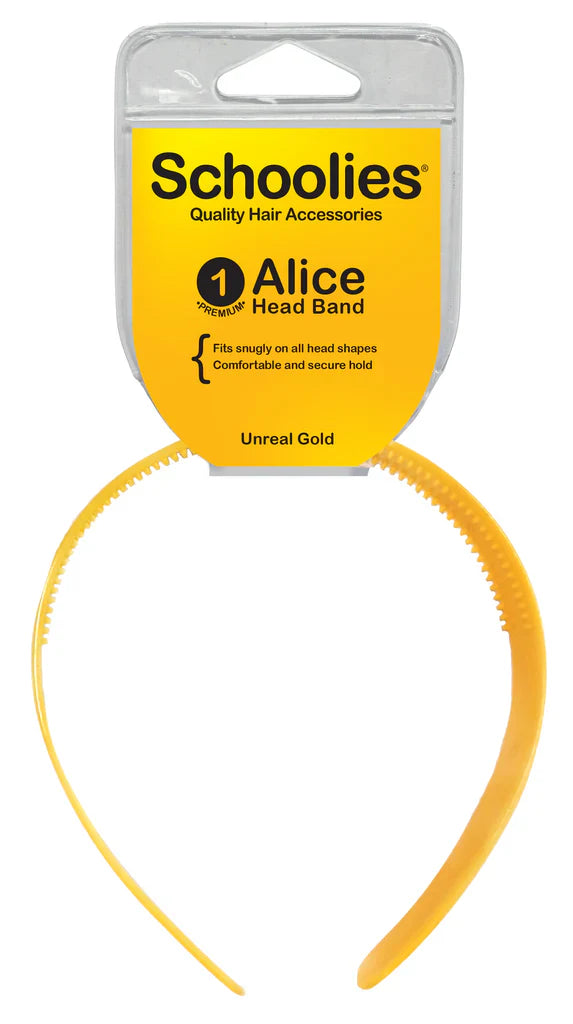 Schoolies SC506 Alice Head Band Unreal Gold Retail Schoolies
