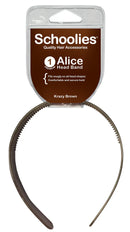Schoolies SC507 Alice Head Band Krazy Brown Retail Schoolies