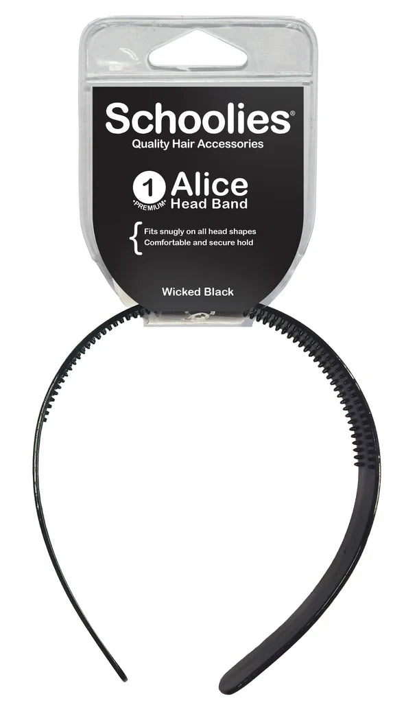 Schoolies SC508 Alice Head Band Wicked Black Retail Schoolies