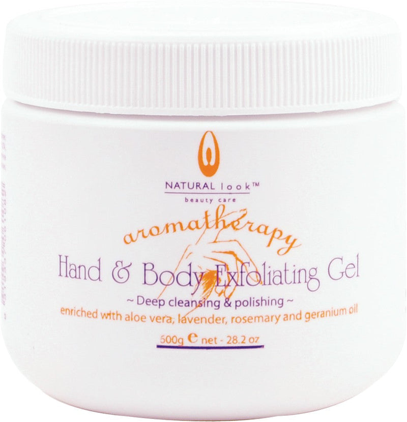 Natural Look Hand and Body Exfoliating Gel 600g Retail Natural Look