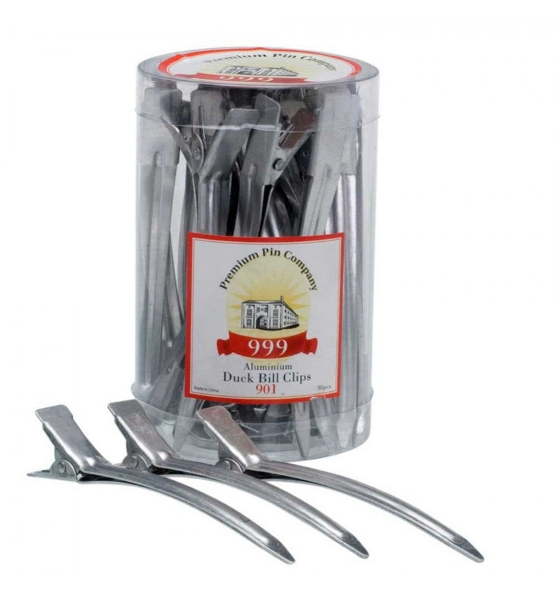 Premium Pin Company 999 Duck Bill Aluminium Clips - 901 30pc Retail 999