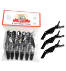 Premium Pin Company 999 Crocodile Clips - Black 6pc Retail 999