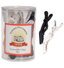 Premium Pin Company 999 Crocodile Clips Black & White 10pc - Large Retail 999