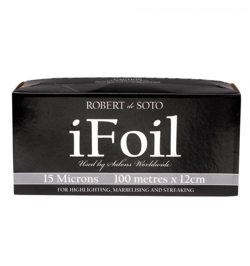 Robert DeSoto iFoil 15 Micron Foil 100m Roll x 125mm Silver Retail Robert De Soto