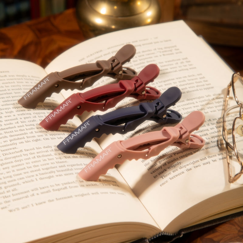 Framar Dark Academia Gator Grips Hair Clips Framar