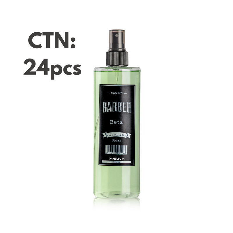 24x Barber Marmara Beta Scented Eau De Cologne/After Shave 400ml Cologne Barber Marmara