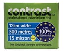 Contrast Roll Foil 300M 15micron 12cm Wide Contrast