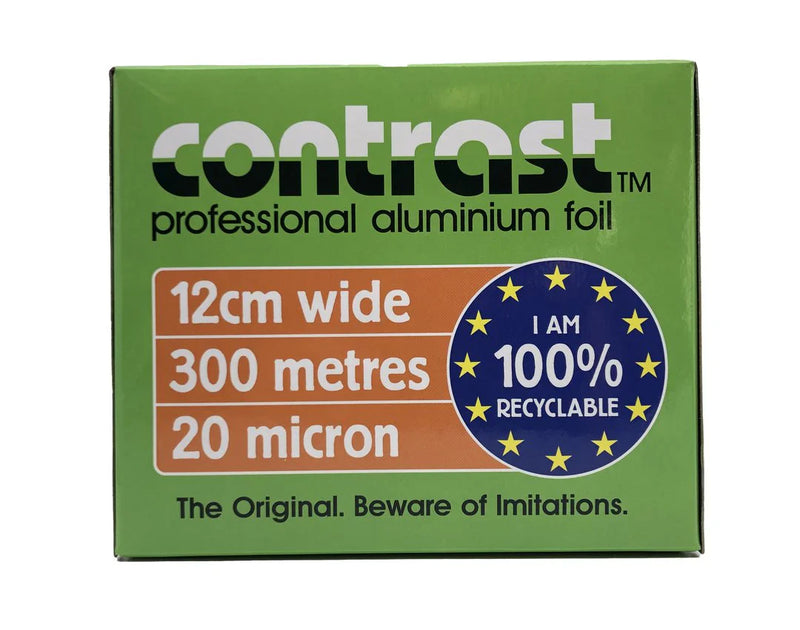 Contrast Roll Foil 300M 20micron 12cm Wide Contrast
