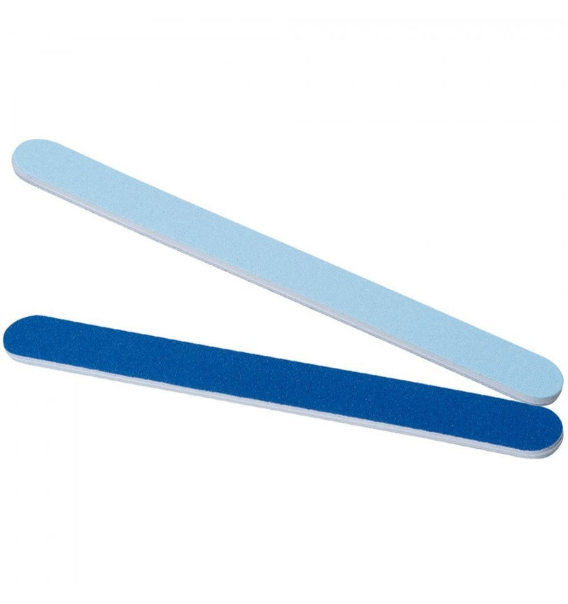 Flowery Moody Blue Nail File 2pk Retail Flowery