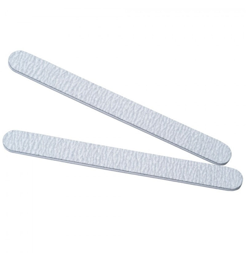 Flowery Silver Streak Nail File 2pk Retail Flowery