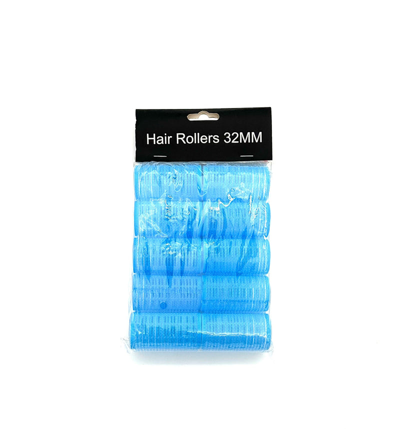 Bob Premium 32mm Self Gripping Velcro Hair Rollers 10pk Retail Bob