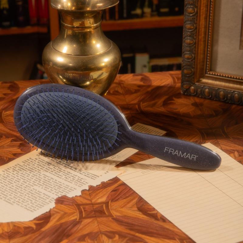 Framar Dark Academia Detangle Brush Midnight Hair Brush Framar
