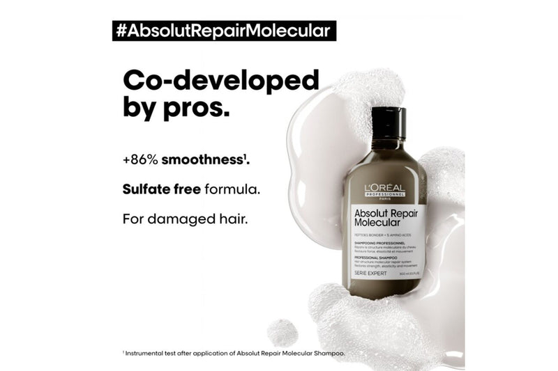 L'oreal Absolut Repair Molecular Shampoo 300ml Loreal