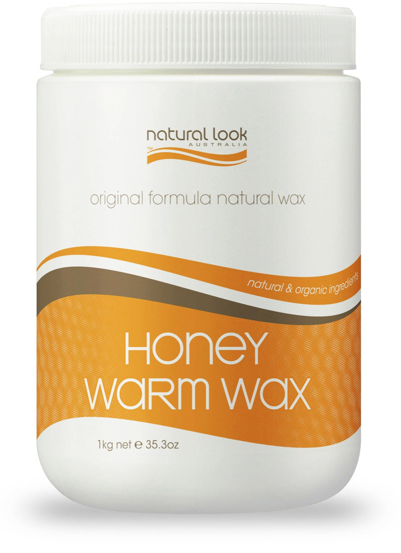 Natural Look Honey Warm Wax Strip wax Tub 1kg Waxing Natural Look