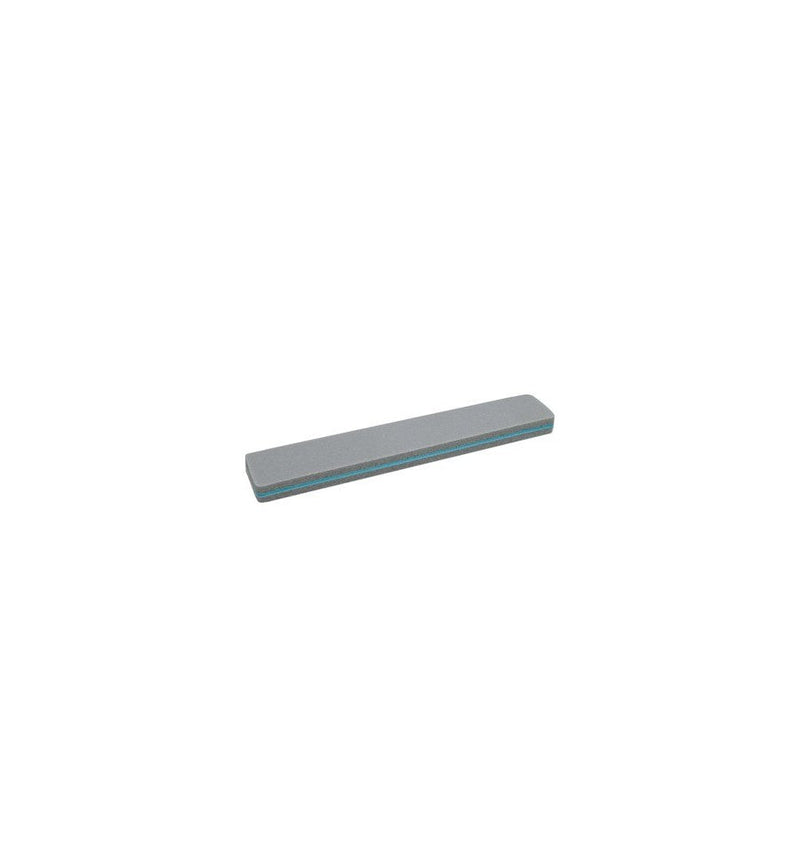 Hawley Medium Spongier Nail File 180/180 140mm x 30mm yellow core square end