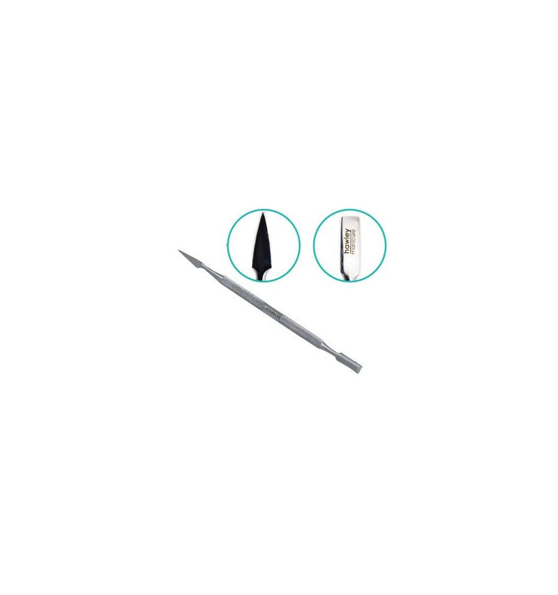 Hawley Stainless Steel Cuticle Pusher - Arrow Head & Bevel