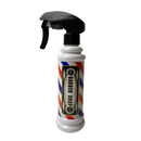 Bob Spray Bottle White with Barber Pole Design - 180ml Spray Bottles Bob