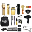 HBK BabylissPro GoldFX Clipper Ultimate Barber Kit Barber Kit HBK