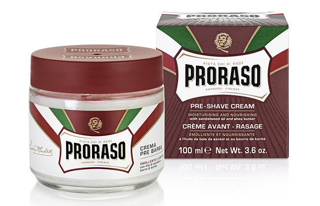 Proraso Pre Shave Cream Nourish Red 100ml Retail Proraso