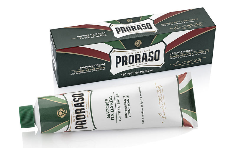 Proraso Shave Cream Tube Eucalyptus and Menthol Refresh 150ml Retail Proraso