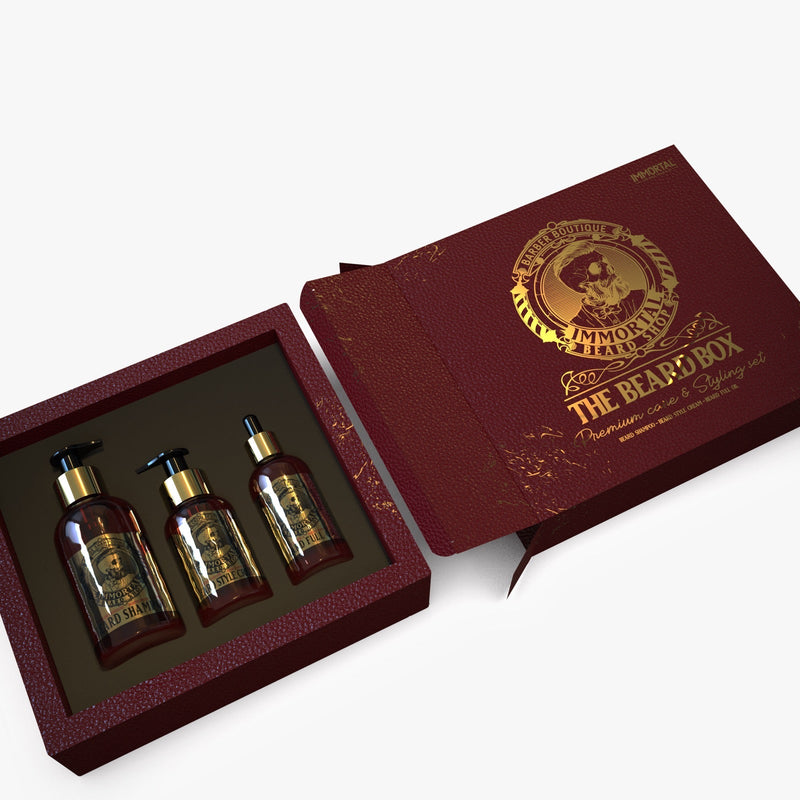 Immortal 3 Piece Beard and Moustache Set Beard & Moustache Care Immortal