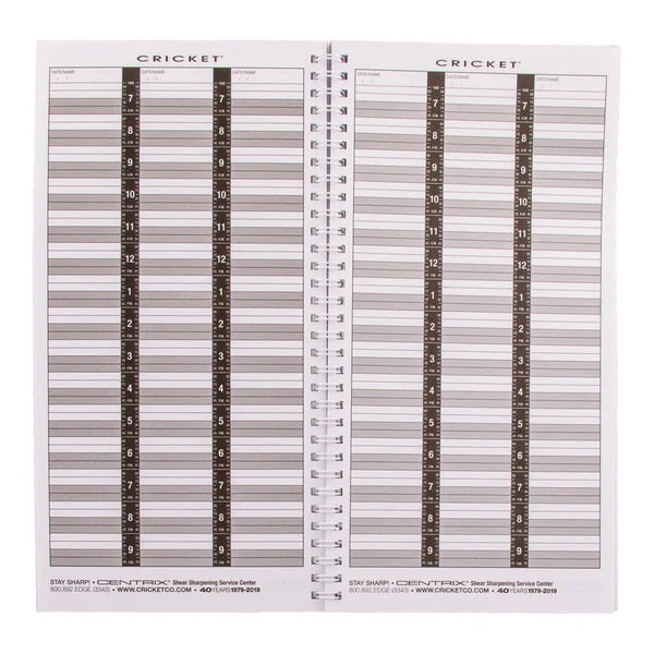 Cricket 3 Column Appointment Book Retail Cricket