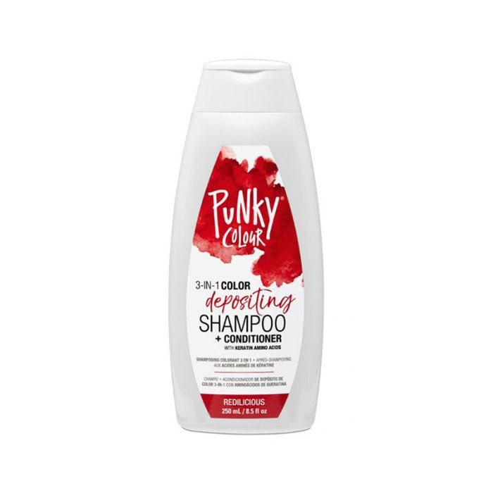 Punky 3 in 1 Colour Shampoo and Conditioner Redilicious 250ml Punky