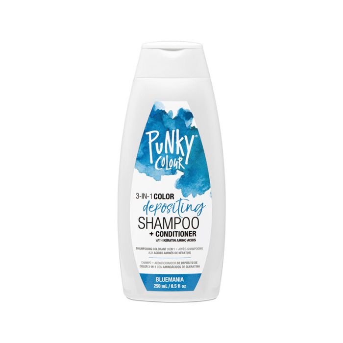 Punky 3 in 1 Colour Shampoo and Conditioner Bluemania 250ml Punky
