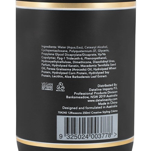 12 Reasons Creative Curl Creme 236ml Retail 12 Reasons