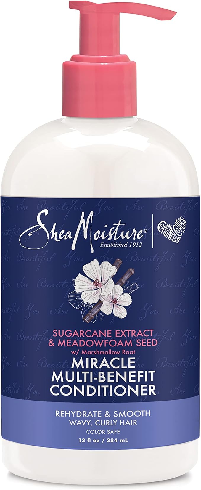 Shea Moisture Sugarcane & Meadowfoam Seed Miracle Multi-Benefit Conditioner 384ml Shea Moisture