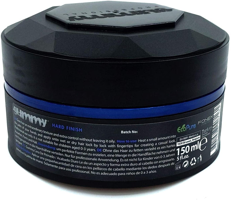 36x Gummy Professional Keratin Complex Hard Finish Styling Wax 150ml (1x box) Hair Wax GUMMY PROFESSIONAL