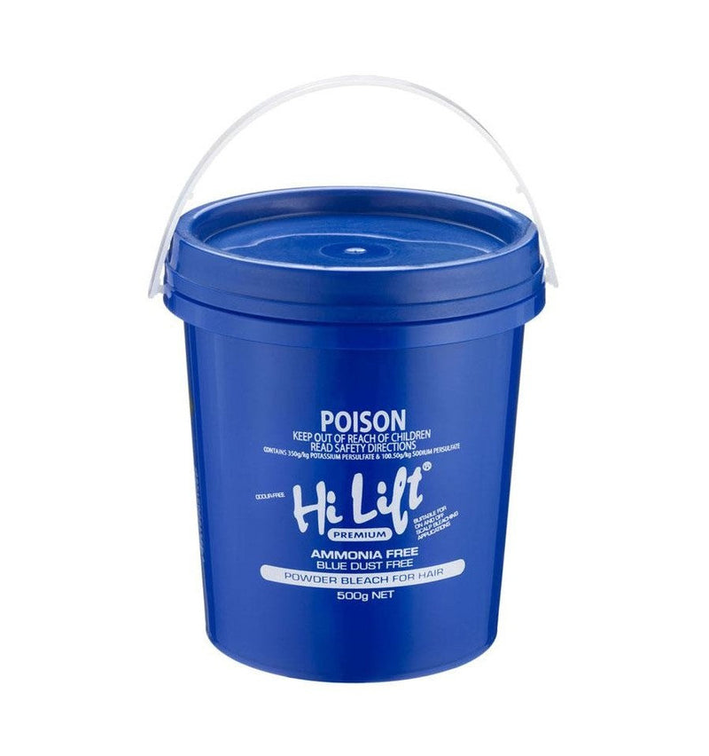 Hi Lift Ammonia Free Blue Bleach 500g Bag Retail Hi Lift