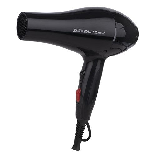 Silver Bullet Ethereal Hair Dryer 2000W - Black Hair Dryer Silver Bullet