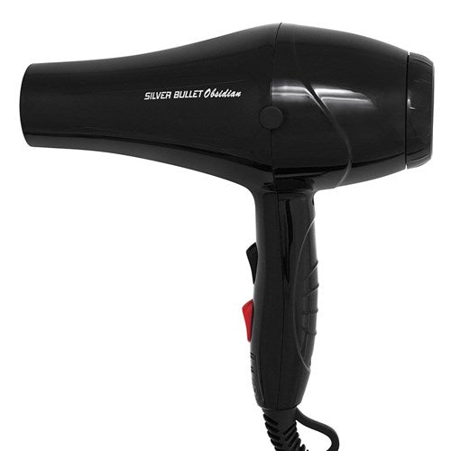 Silver Bullet Obsidian Hair Dryer 2000W Black Hair Dryer Silver Bullet