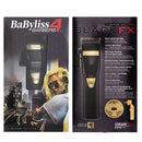 BaBylissPRO Black FX Lithium Clipper - Black Cord/Cordless Trimmer BaBylissPRO