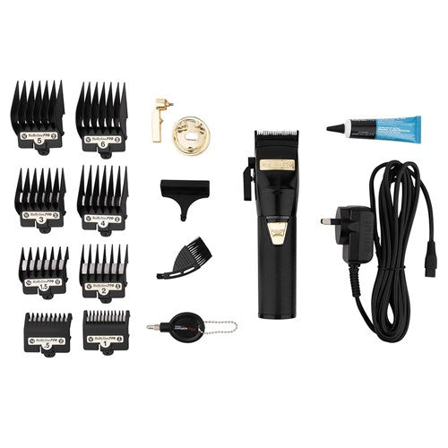 BaBylissPRO Black FX Lithium Clipper - Black Cord/Cordless Trimmer BaBylissPRO
