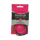 Freestyle Thick Hair Elastics Metal Free Brights 4pc Retail Freestyle