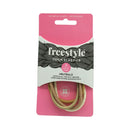 Freestyle Thick Hair Elastics Metal Free Neutrals 4pc Retail Freestyle